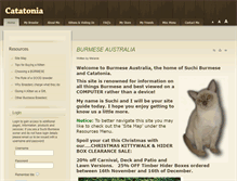 Tablet Screenshot of burmeseaustralia.com.au
